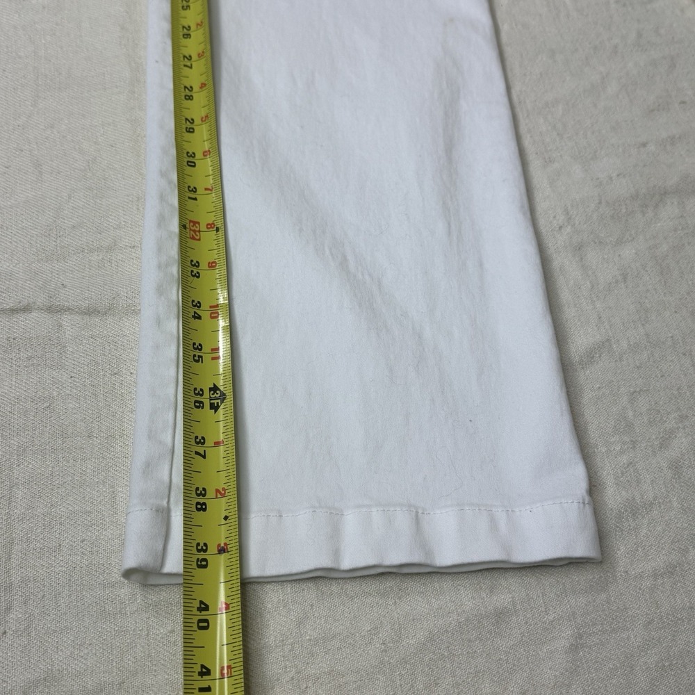 Gloria Vanderbilt‎ Charlene Women's White Stretch Pants 5 design Pockets Size 12 - Picture 9 of 14